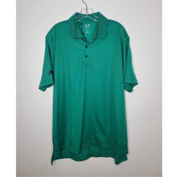 adidas Other - NWT Adidas Golf Climalite green short sleeve polo shirt - large
